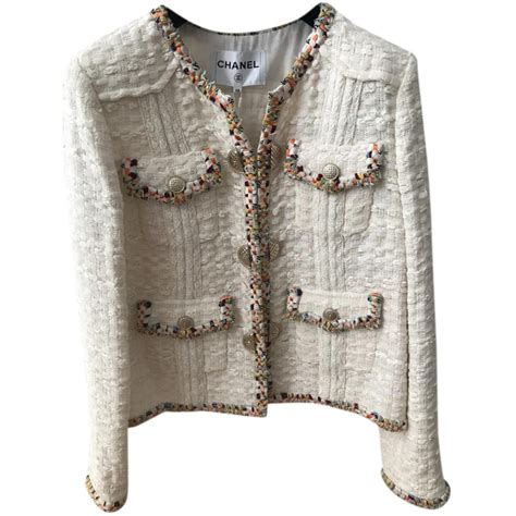 veste style chanel femme|chanel cotton jacket.